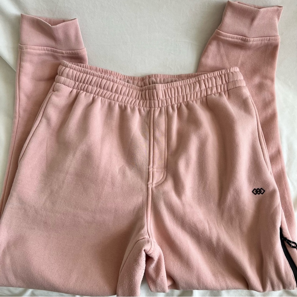 Awesome men’s pink fleece joggers - Picture 2 of 8
